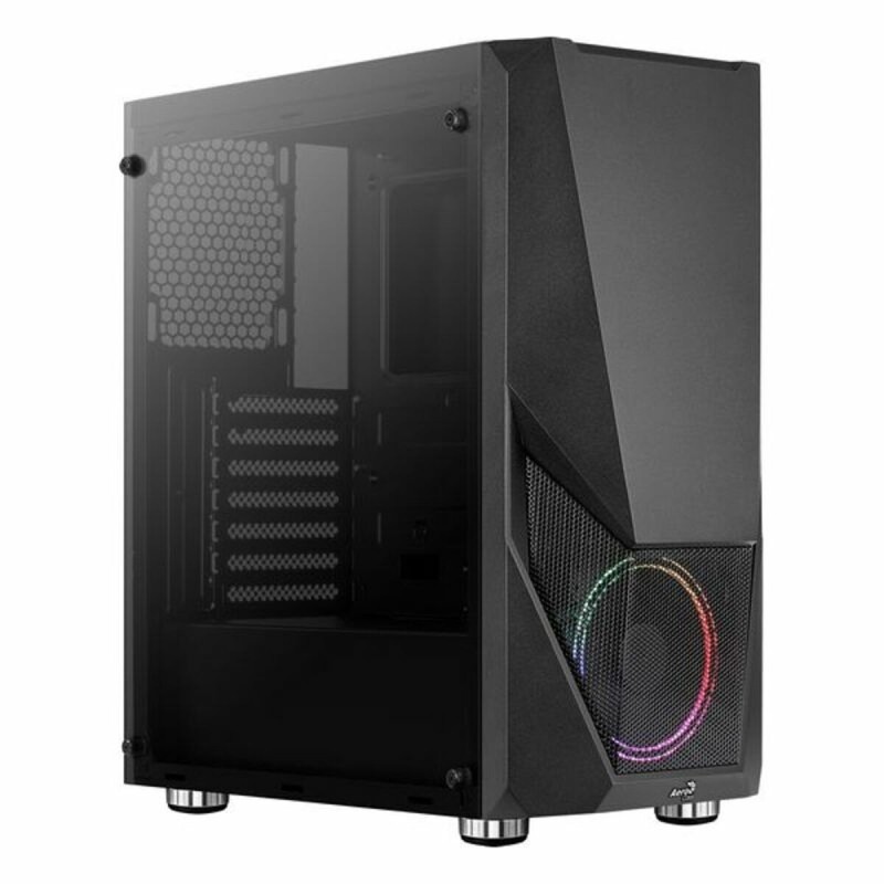 Boîtier ATX semi-tour Aerocool Zauron LED RGB Noir