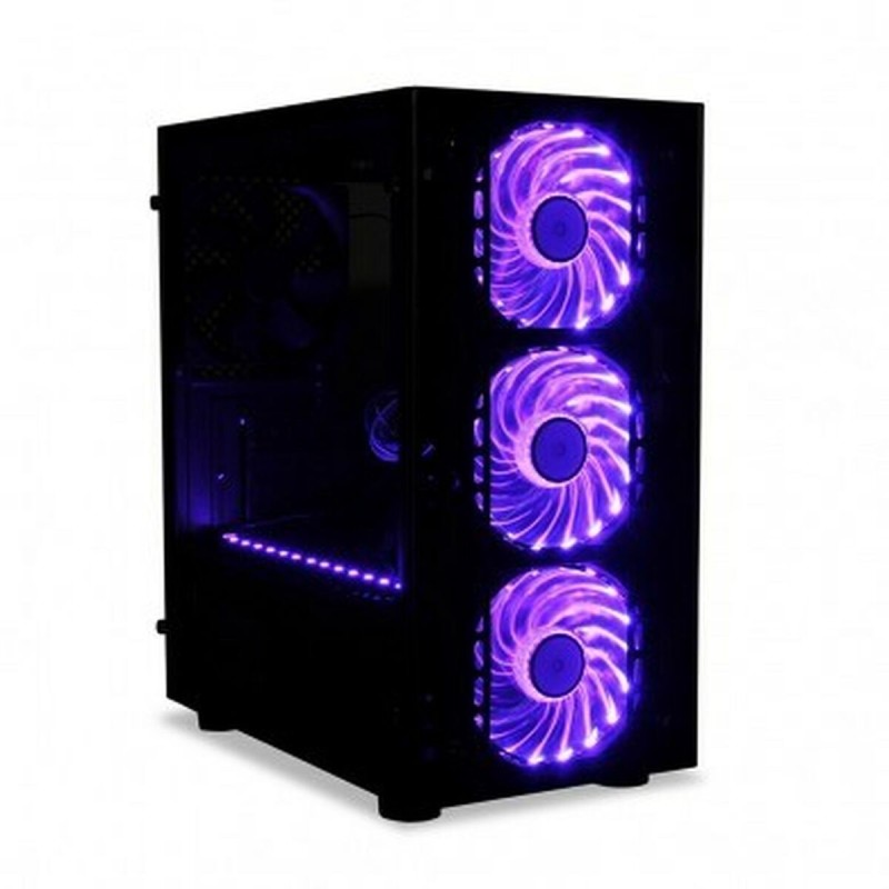 Boîtier Demi Tour Micro ATX Ibox PASSION V4 Noir Multicouleur