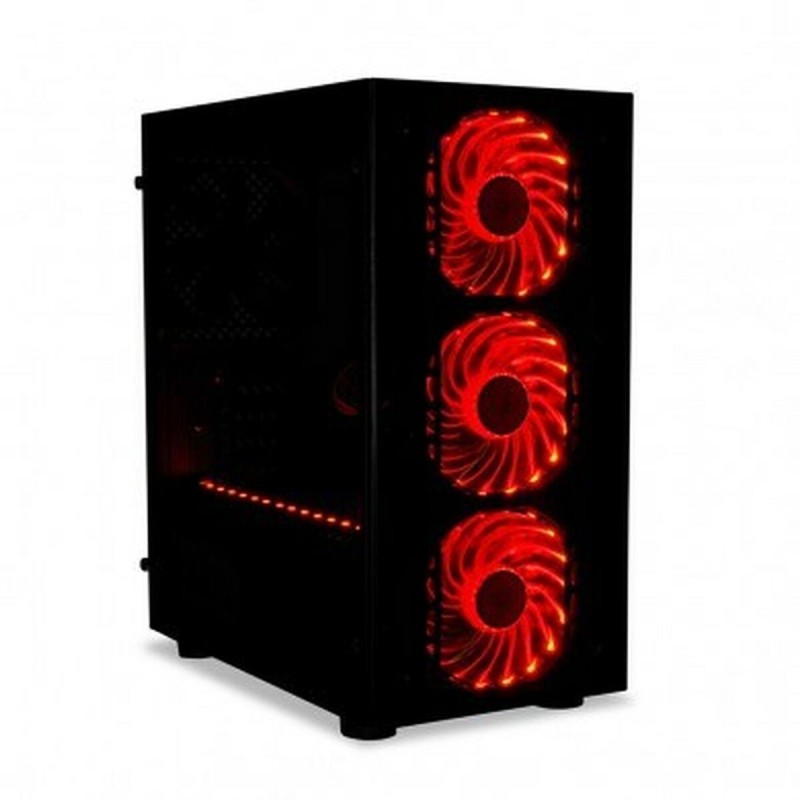 Boîtier Demi Tour Micro ATX Ibox PASSION V4 Noir Multicouleur