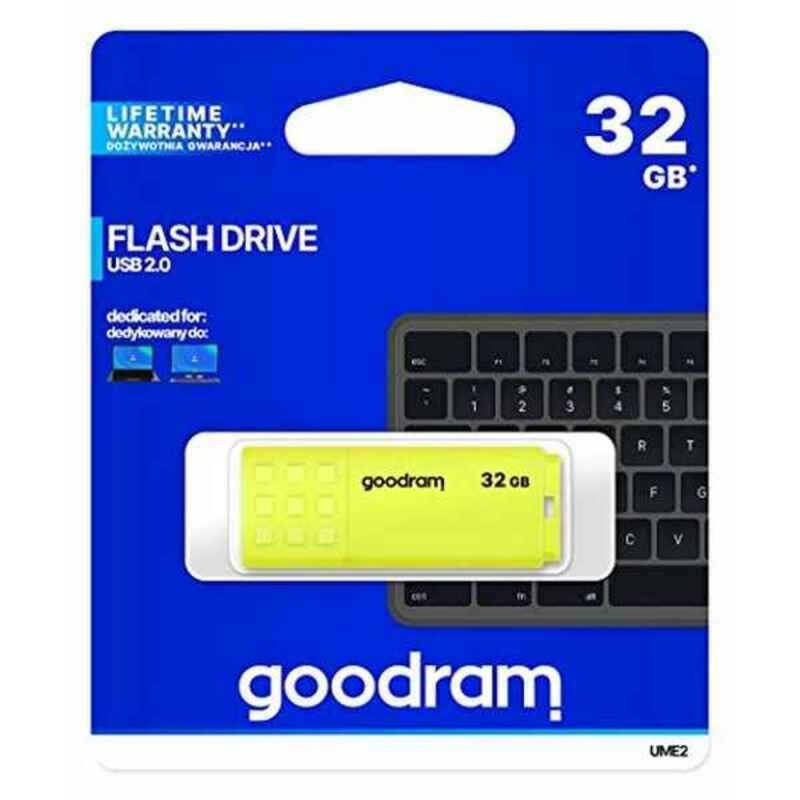 Clé USB GoodRam UME2 Jaune 32 GB (1 Unité)