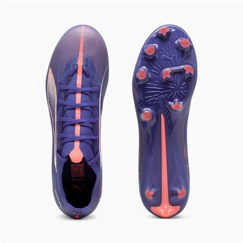 Chaussures de Football pour Adultes Puma Ultra 5 Match Fg/Ag Violet