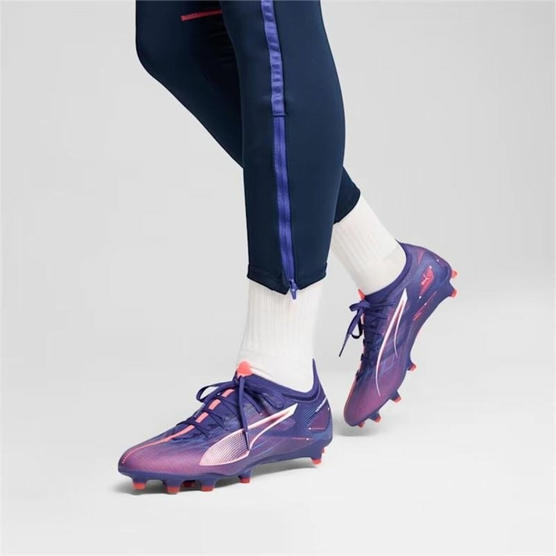 Chaussures de Football pour Adultes Puma Ultra 5 Match Fg/Ag Violet