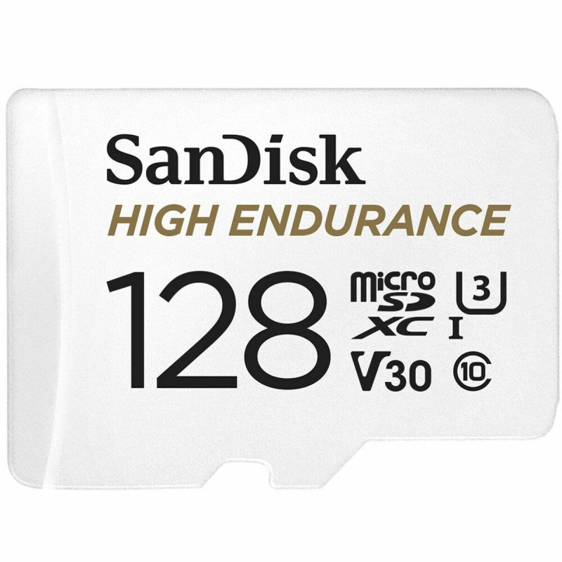 Carte Mémoire Micro SD avec Adaptateur SanDisk High Endurance 128 GB UHS-I