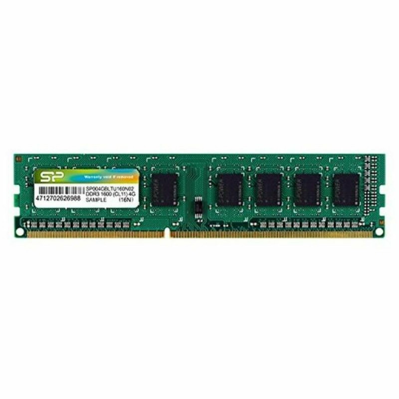 Mémoire RAM Silicon Power SP004GBLTU160N02 DDR3 240-pin DIMM 4 GB 1600 Mhz 4 GB 1600 mHz CL11 DDR3