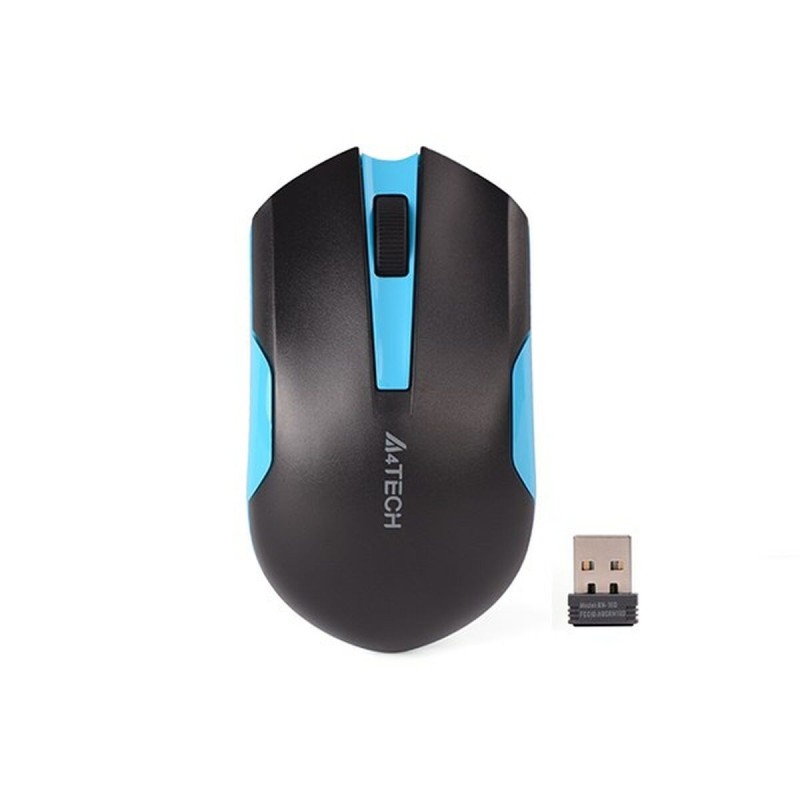 Souris sans-fil A4 Tech G3-200N Noir/Bleu 1000 dpi