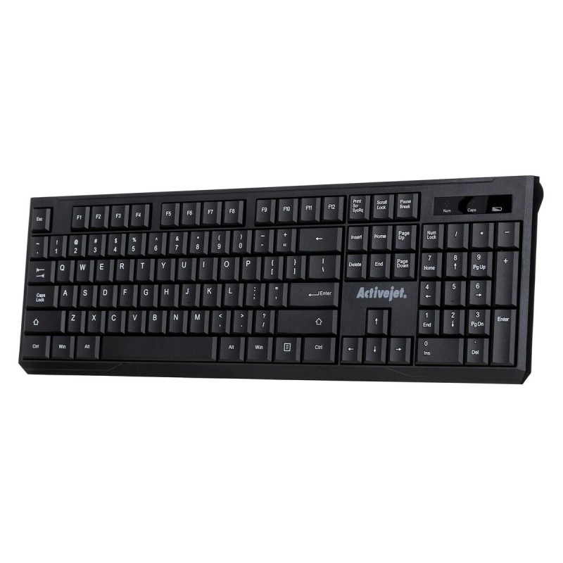 Clavier Activejet K-3911W Noir QWERTY