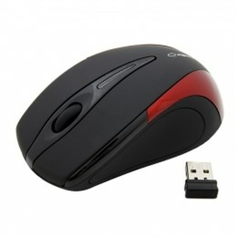 Souris sans-fil Esperanza EM101R Noir Rouge Noir/Rouge