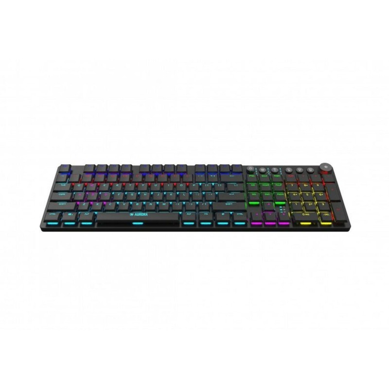 Clavier Ibox AURORA K-6 Noir Anglais QWERTY