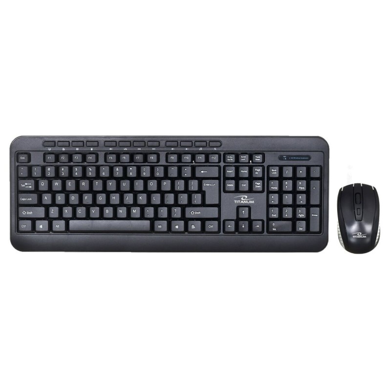 clavier et souris Titanum TK109 Noir