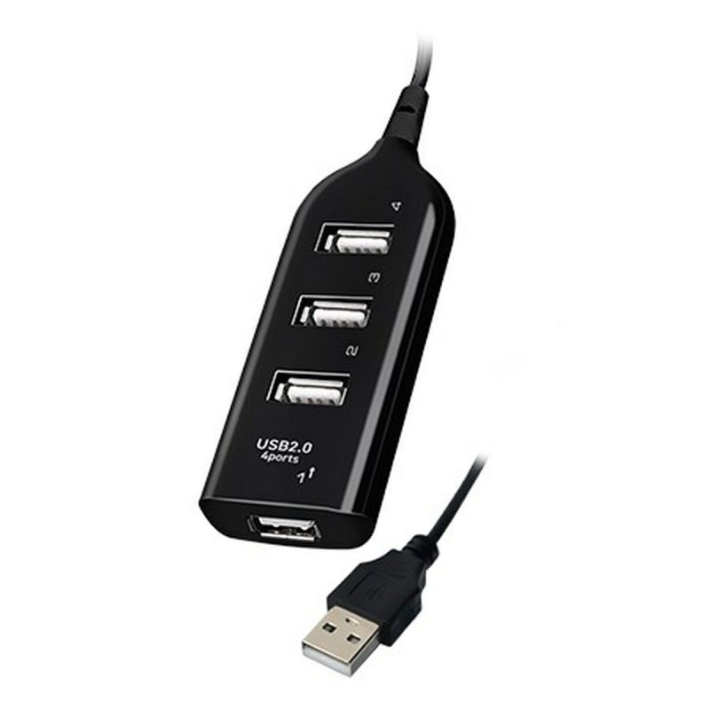 Hub USB Vakoss TC-234UX Blanc Noir