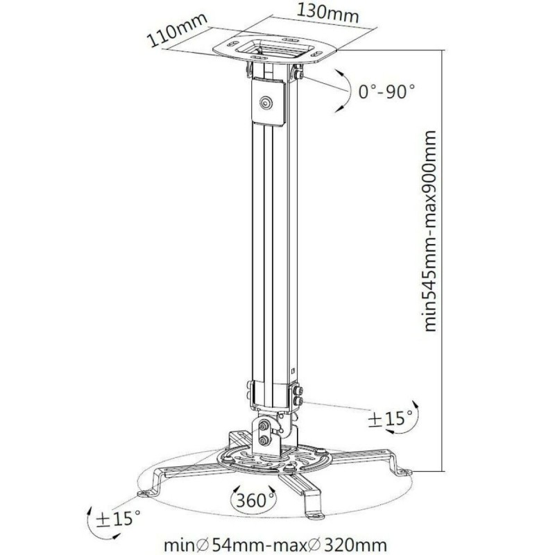 Pupitre Techly ICA-PM 18M