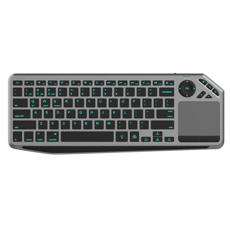 Clavier Techly ICTB9801TB Noir Multicouleur Monochrome QWERTY