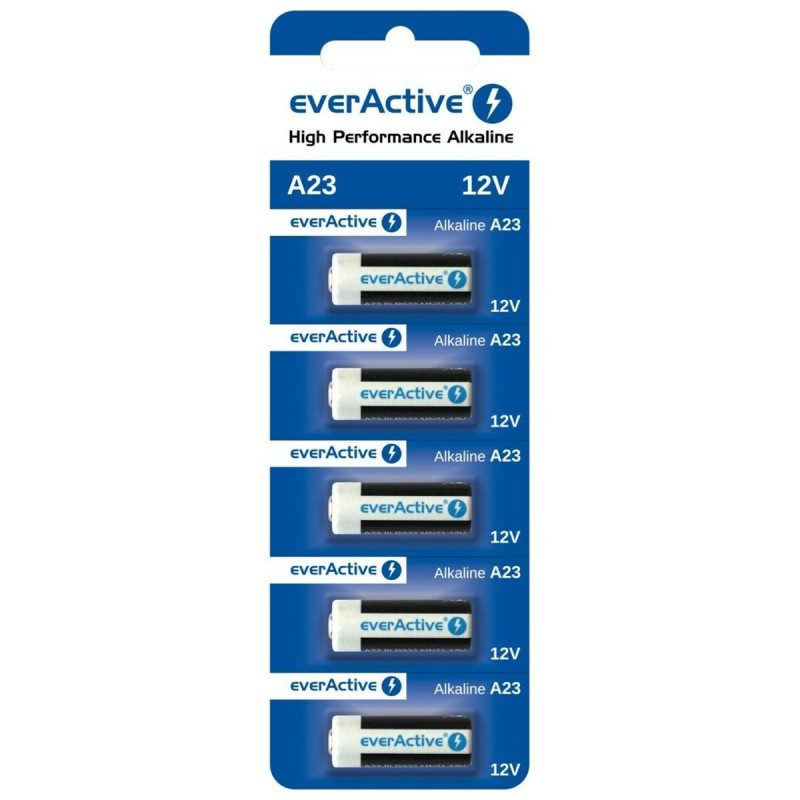 Batteries EverActive 23A 12 V (5 Unités)