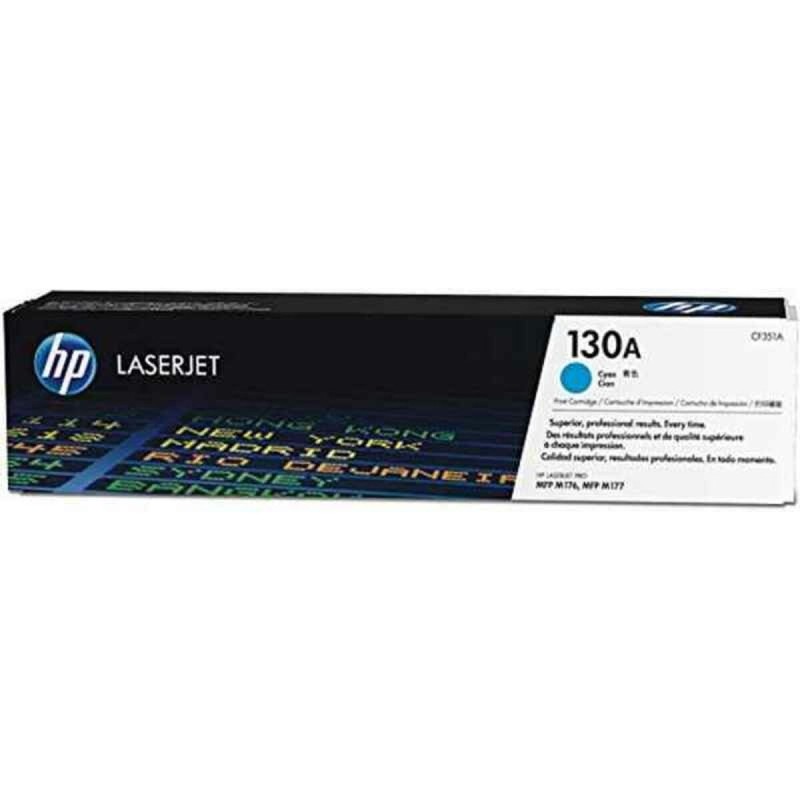 Toner original HP 130A Cyan