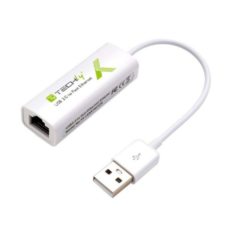 Adaptateur USB vers Ethernet Techly 107630 15 cm