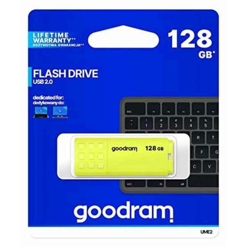 Clé USB GoodRam UME2-1280Y0R11 Jaune 128 GB (1 Unité)