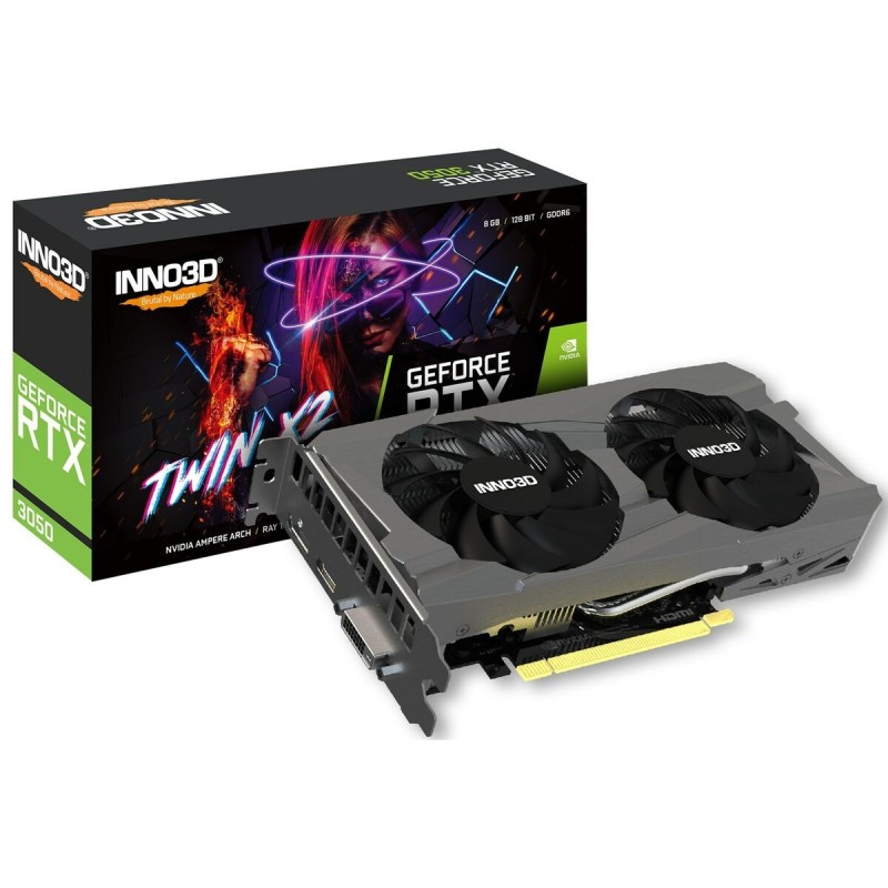 Carte Graphique INNO3D N30502-08D6-1711VA41 Nvidia GeForce RTX 3050 8 GB GDDR6