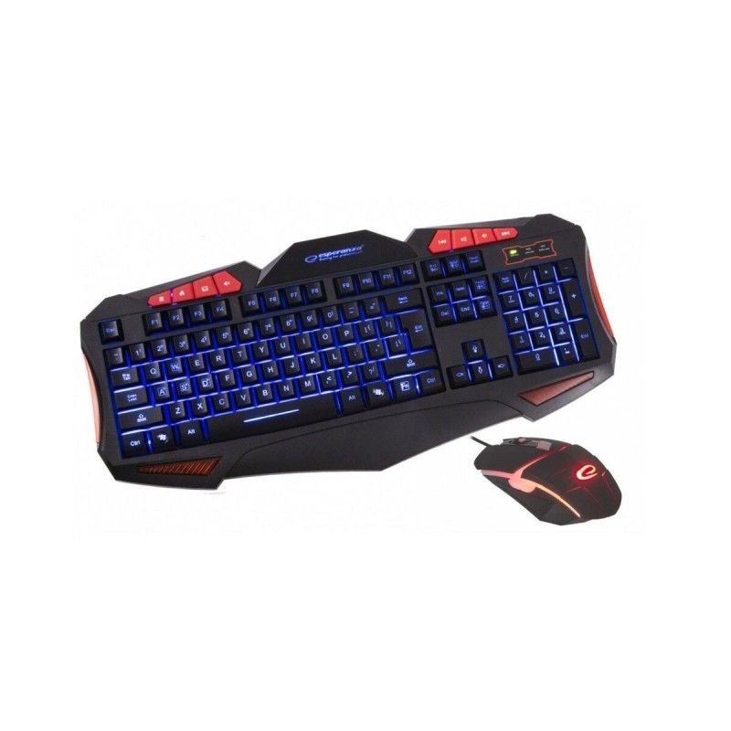 clavier et souris Esperanza EGK3000 Noir