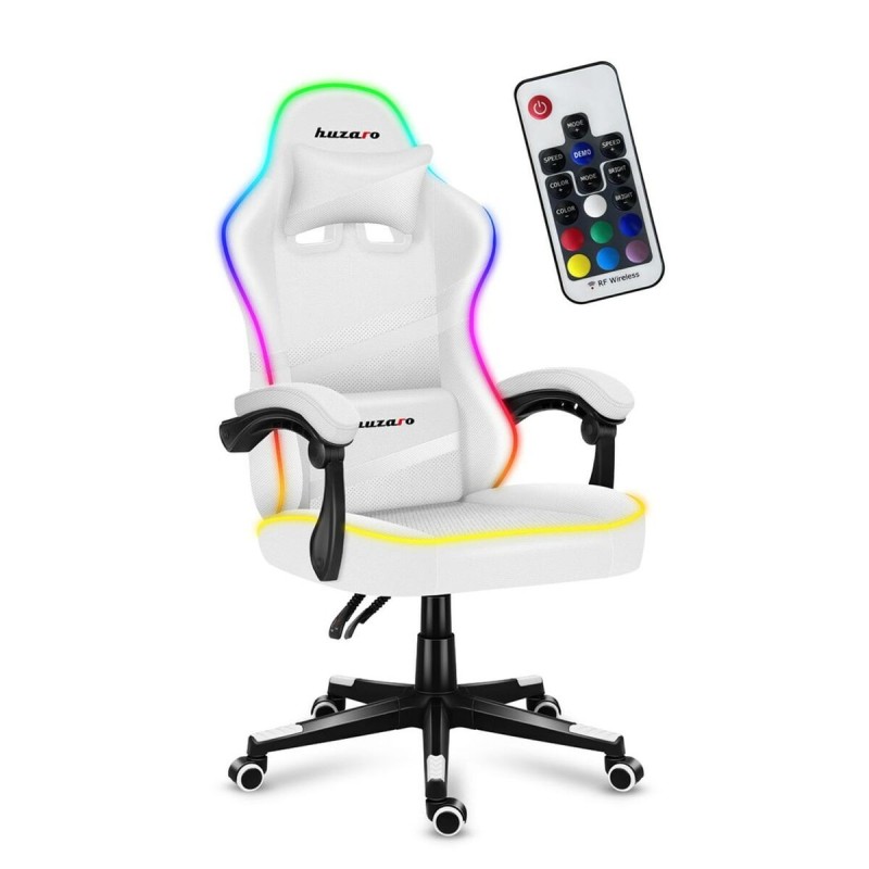 Chaise de jeu Huzaro Force 4.4 RGB Blanc