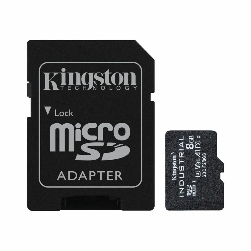 Carte Mémoire Micro SD avec Adaptateur Kingston SDCIT2/8GB 8GB 8 GB