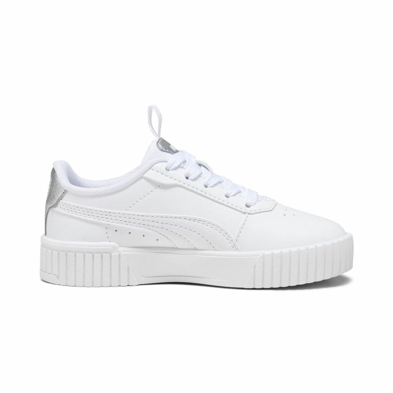 Chaussures casual enfant Puma Carina 2.0 Pop Up Blanc Enfant