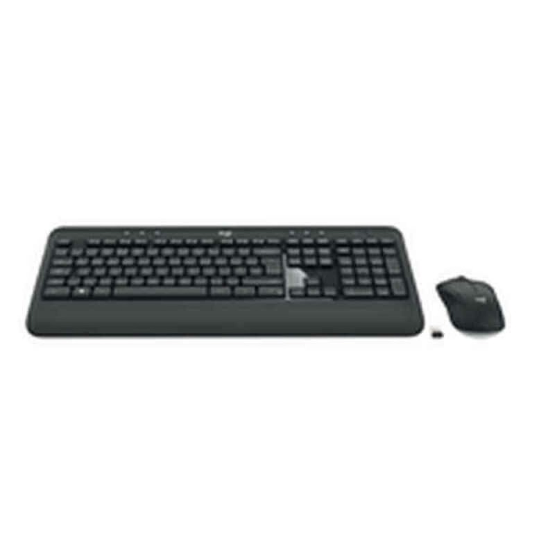 Clavier et souris sans fil Logitech 920-008680 Noir Noir/Blanc Espagnol Espagnol Qwerty QWERTY