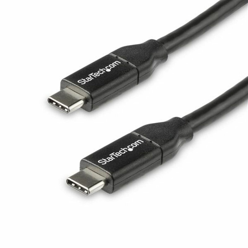 Câble USB-C Startech USB2C5C50CM Blanc Noir 50 cm