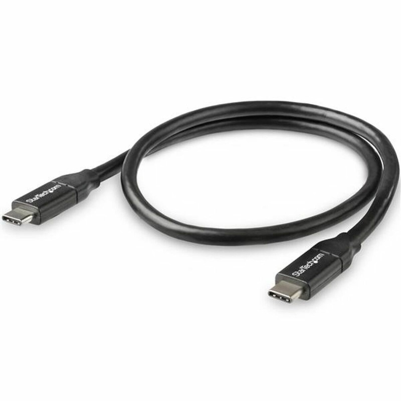 Câble USB-C Startech USB2C5C50CM Blanc Noir 50 cm