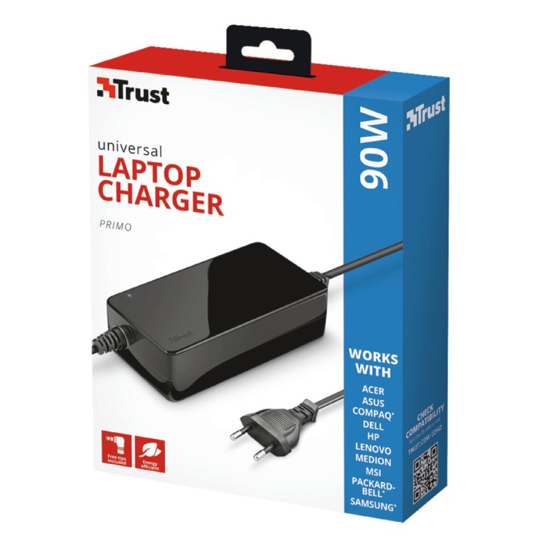 Chargeur d'ordinateur portable Trust Primo 90 W