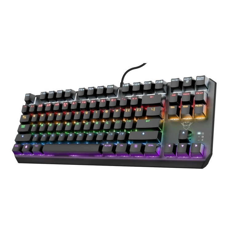 Clavier pour jeu Trust 24407 Noir Espagnol Qwerty