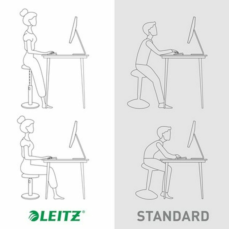 Tabouret ergonomique Leitz Ergo Cosy Active