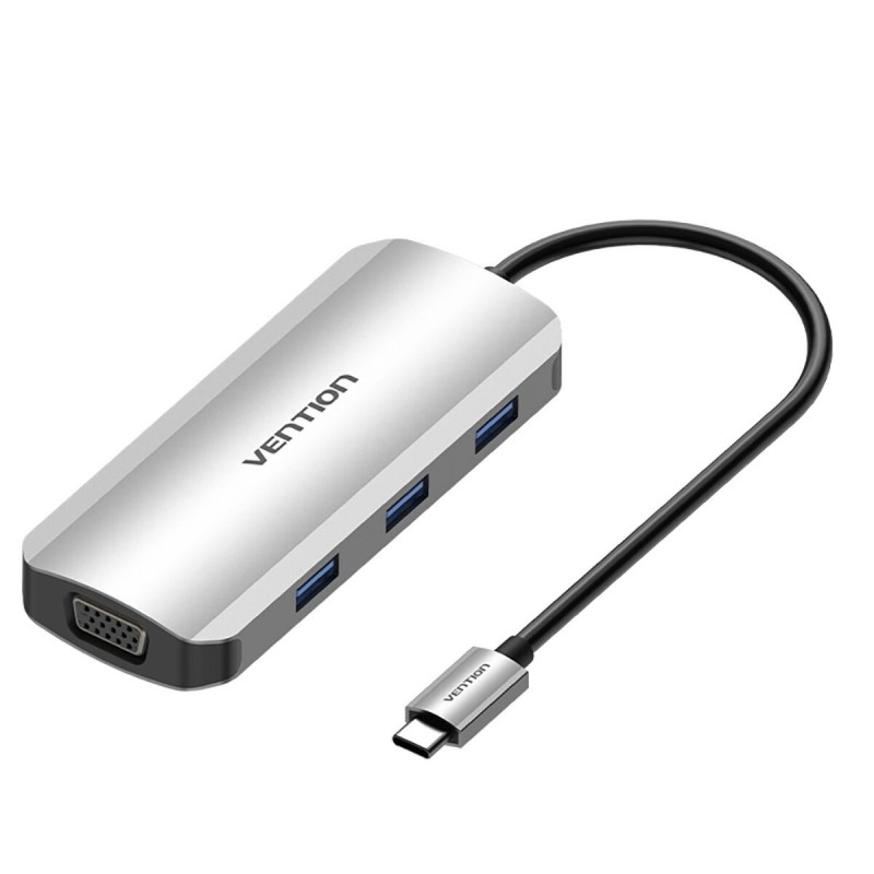 Hub USB Vention TOIHB 100 W Argenté