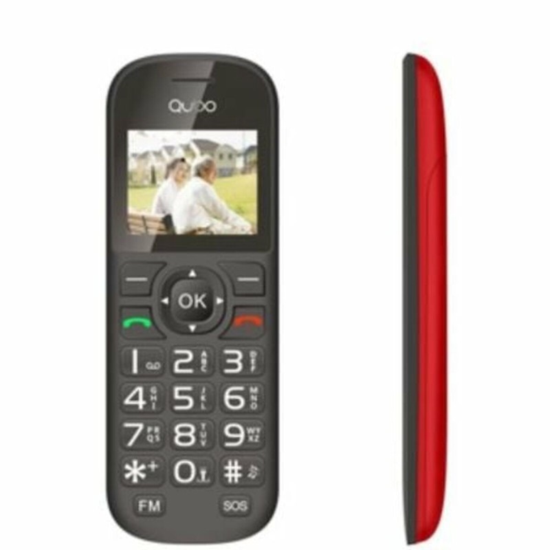 Téléphone portable pour personnes âgées Qubo D-1803RD 1