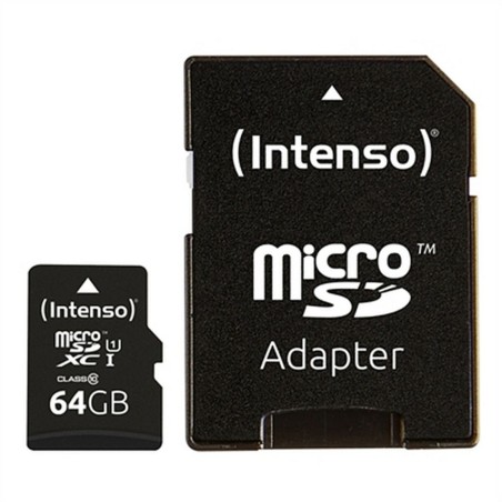 Carte Mémoire Micro SD avec Adaptateur INTENSO 34234 UHS-I XC Premium