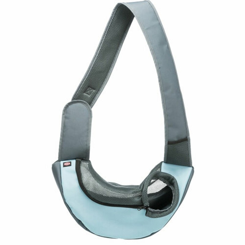 Sac en bandoulière pour animaux de compagnie Trixie Sling Bleu clair Gris clair Polyester 5 × 25 × 18 cm