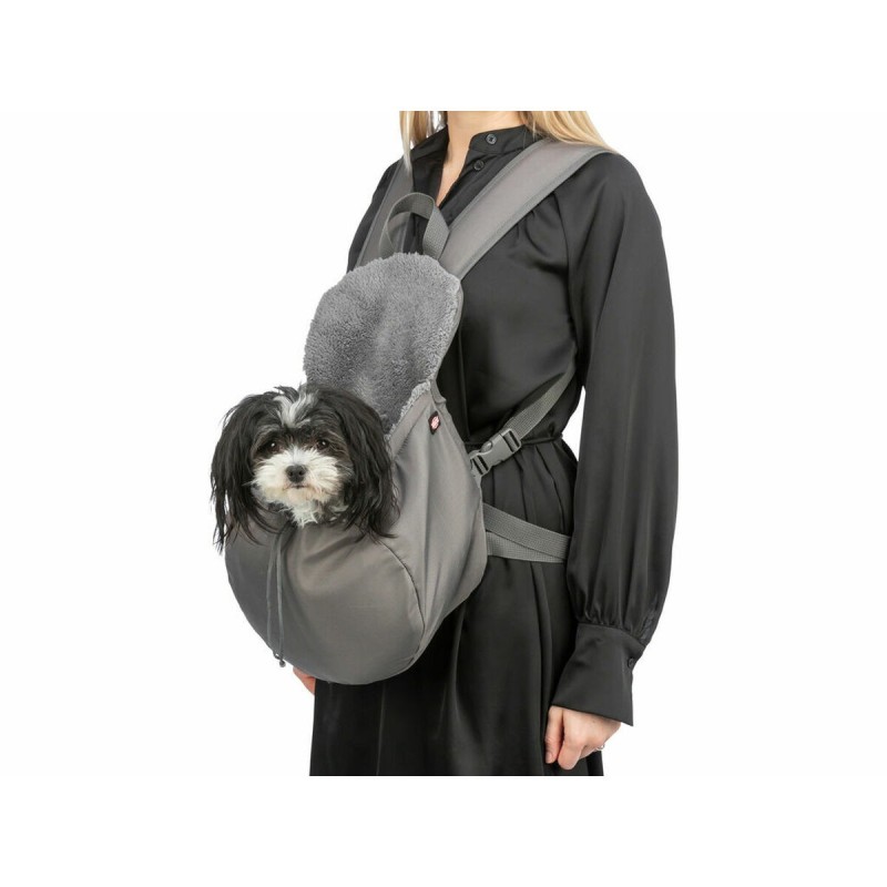 Sac à dos pour animaux de compagnie Trixie Molly Gris Polyester 25 × 38 × 17 CM