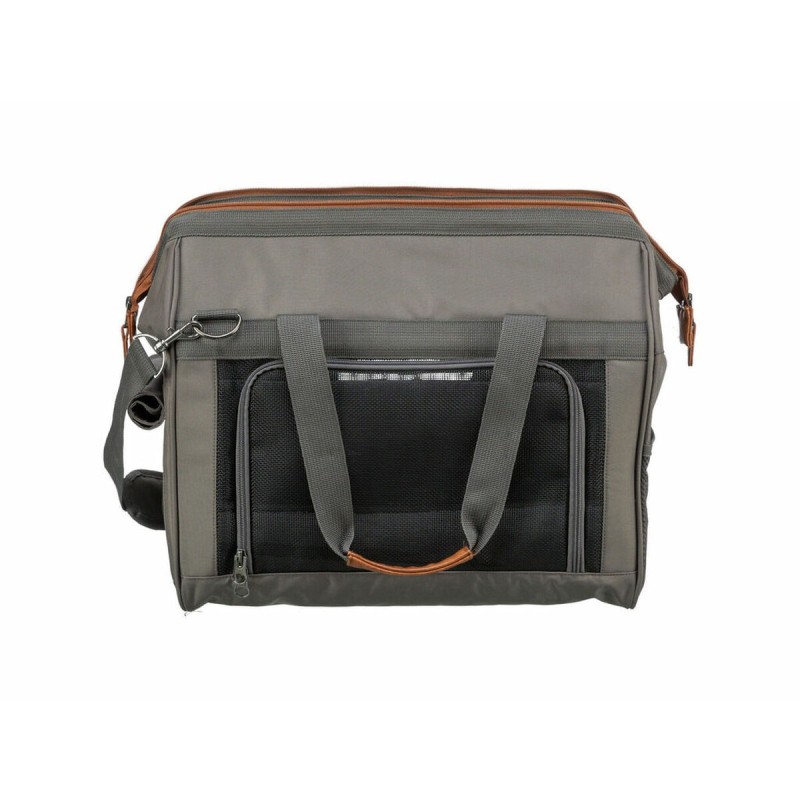 Sac pour animaux de compagnie Trixie Finlay Noir Gris 43 × 26 × 32 cm