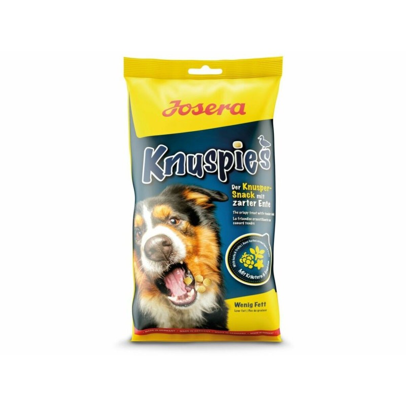 Snack pour chiens Josera Knuspies Canard