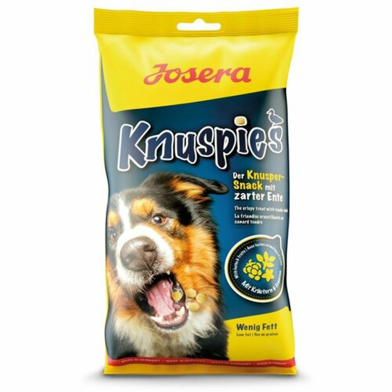 Snack pour chiens Josera Knuspies Canard