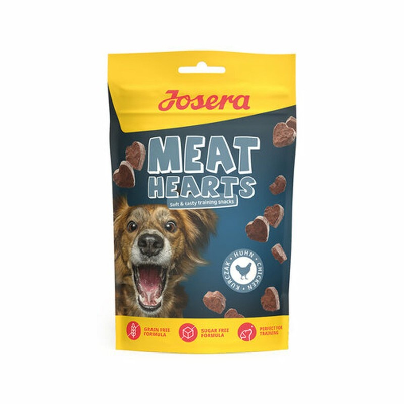 Snack pour chiens Josera Meat Hearts Poulet 70 g