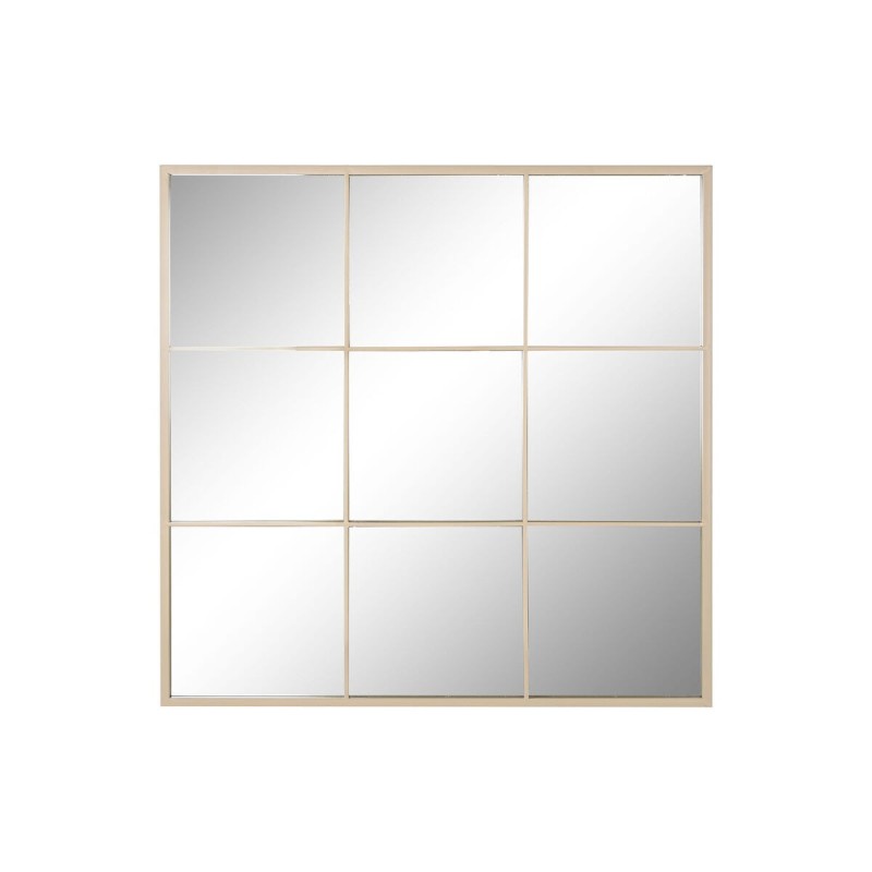 Miroir mural Home ESPRIT Beige Fenêtre Scandi 90 x 2 x 90 cm