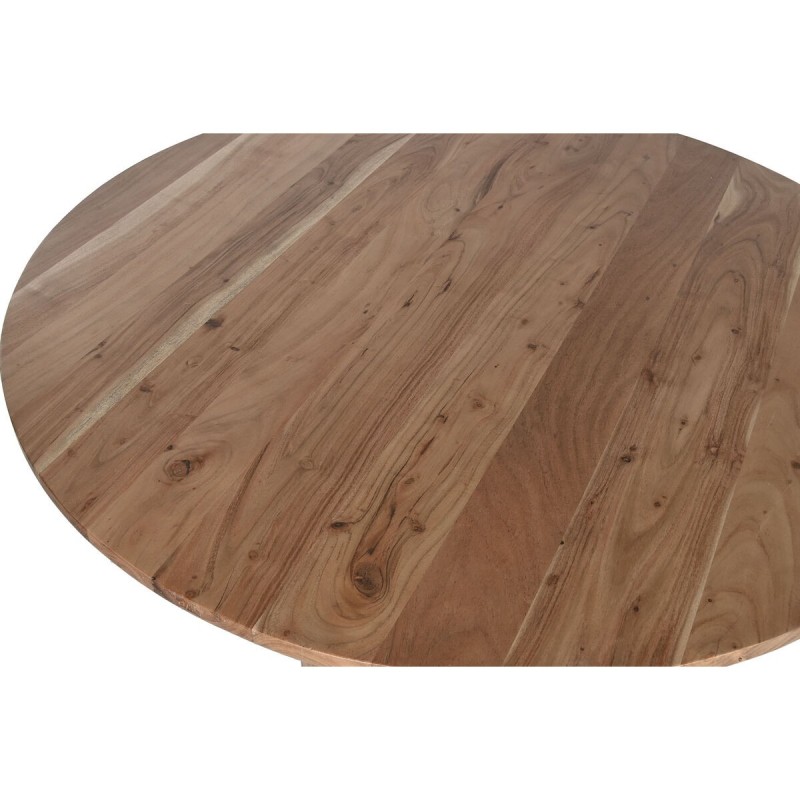 Table de Salle à Manger Home ESPRIT Marron Naturel Acacia 115 x 115 x 76 cm