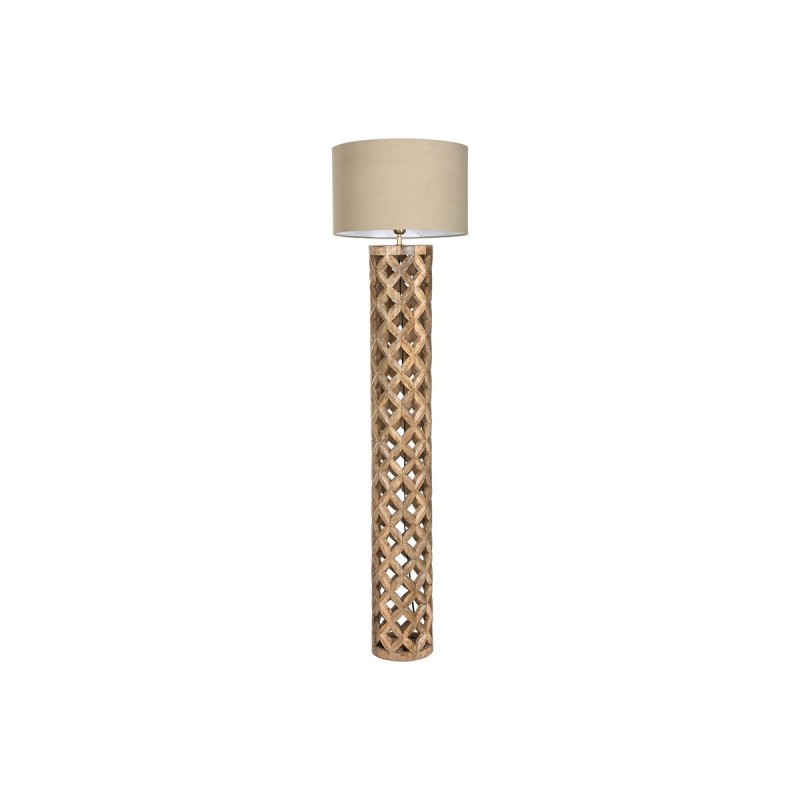 Lampadaire Home ESPRIT Beige Naturel Bois de manguier 220 V 41