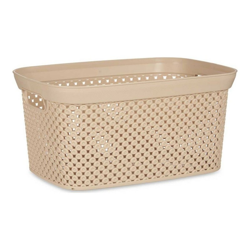 Panier Kipit 081057-5 Beige Plastique 10 L 24 x 17 x 35 cm