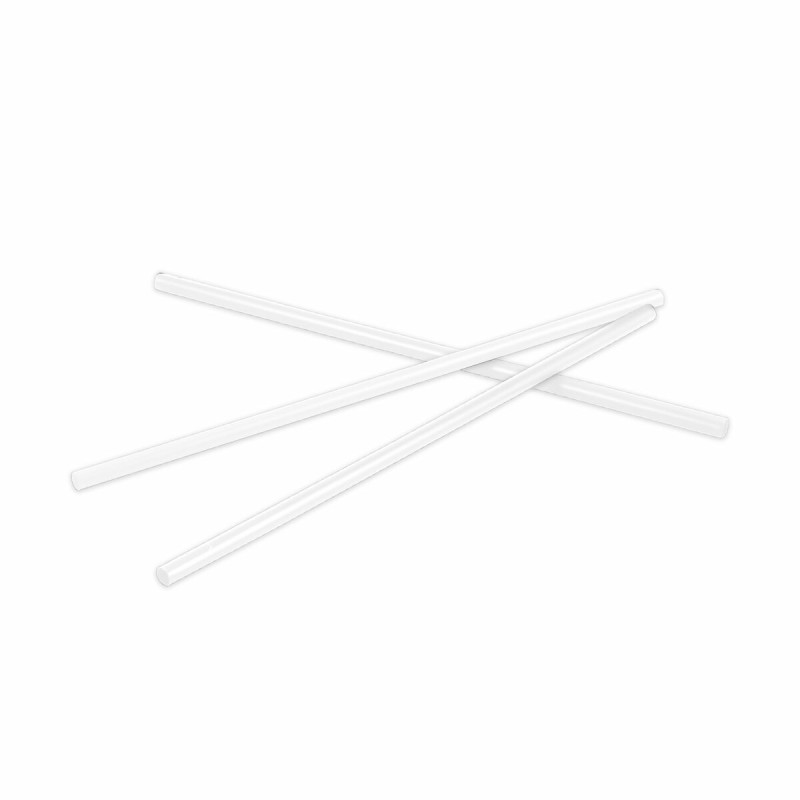 Pailles réutilisables Algon Blanc Plastique 36 Unités 22 cm 6 mm