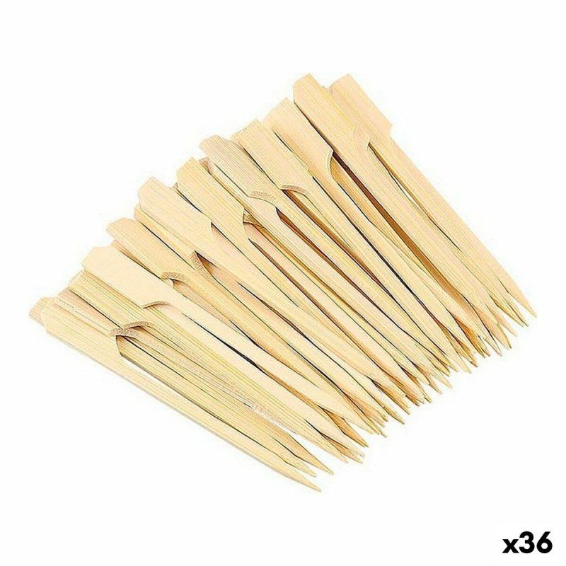 Baguettes en Bambou Wooow 40 Pièces 12 cm (36 Unités)