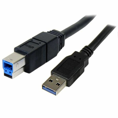 Câble USB A vers USB B Startech USB3SAB3MBK Noir