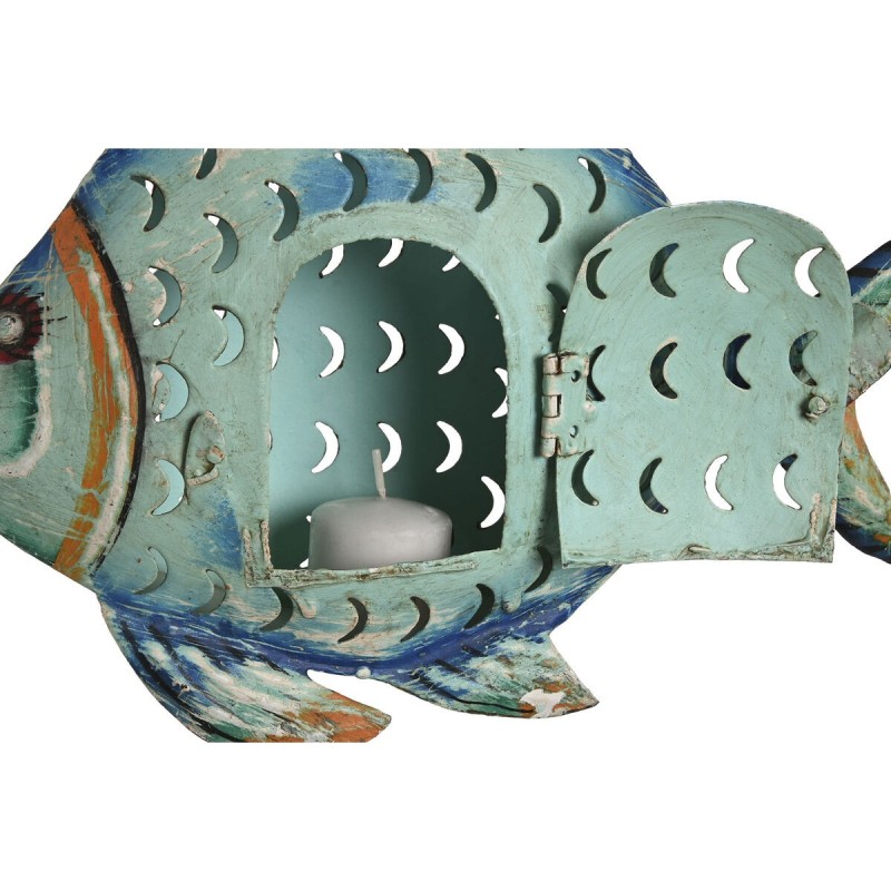 Figurine Décorative Home ESPRIT Poisson méditerranéen 30 x 7 x 22 cm