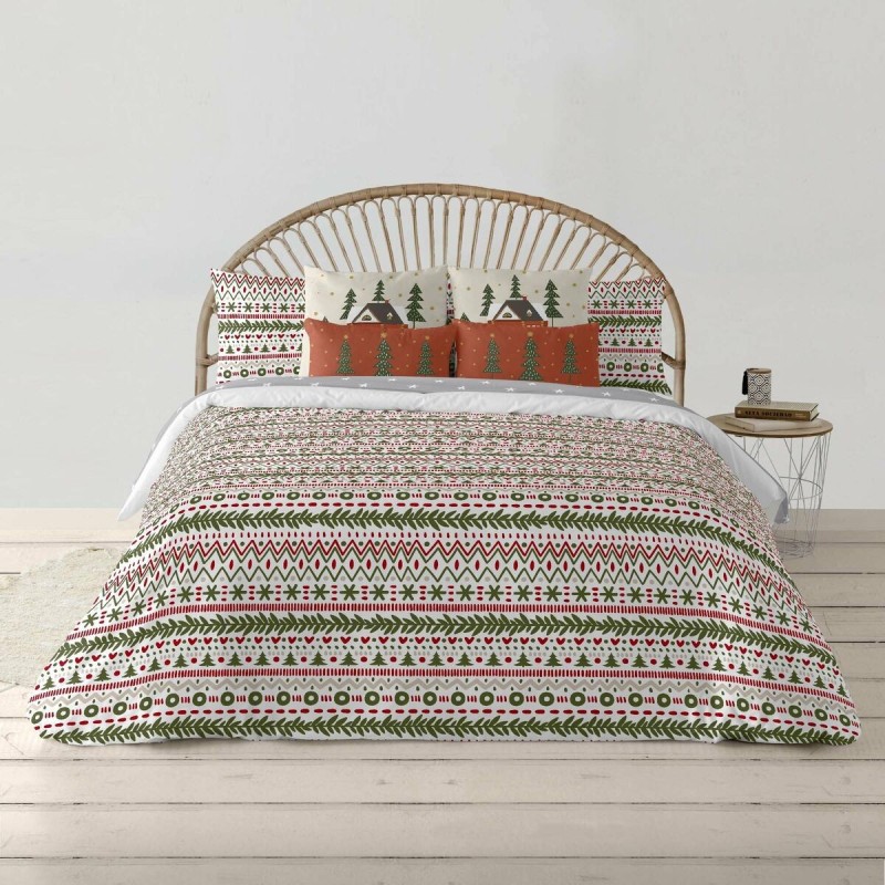 Housse de Couette Decolores Merry Christmas 16 Multicouleur 260 x 240 cm