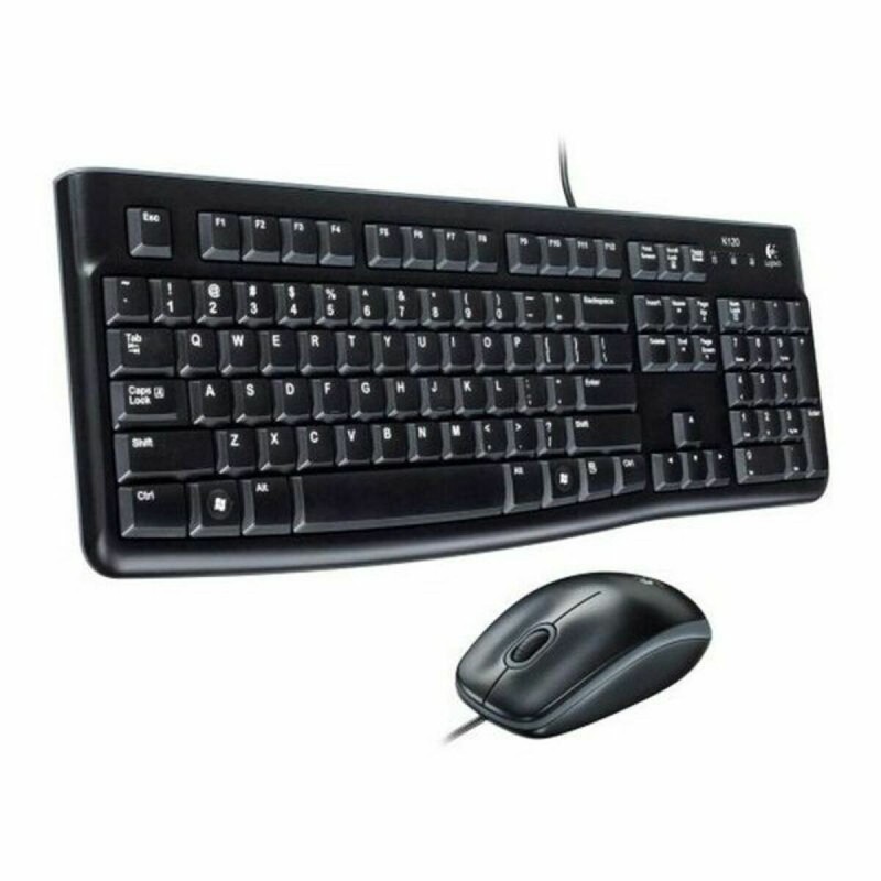 Clavier et Souris Optique Logitech 920-002550 USB Noir Espagnol Qwerty